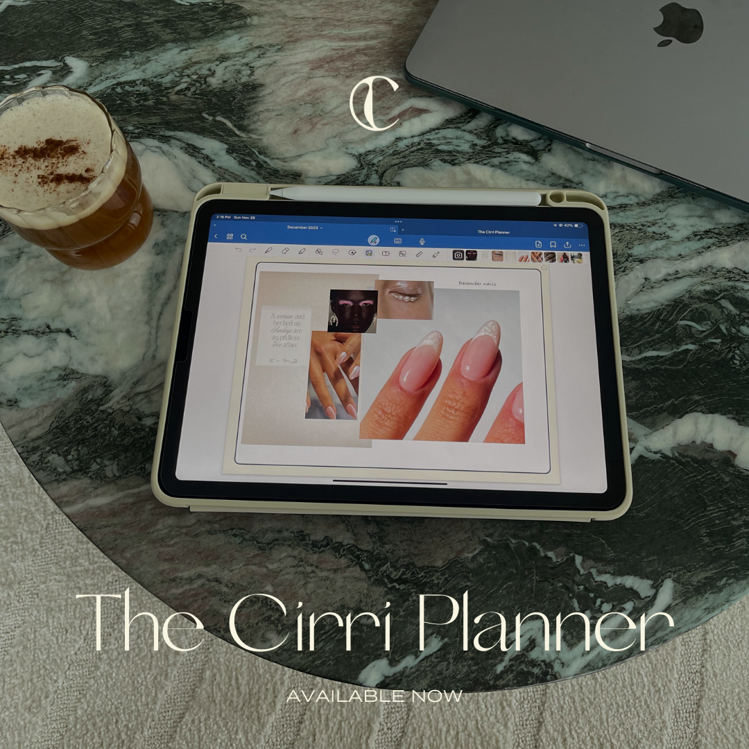 The Cirri Planner Dated 2024, Undated, Plus a Free Workbook, & Starter Pack Stickers